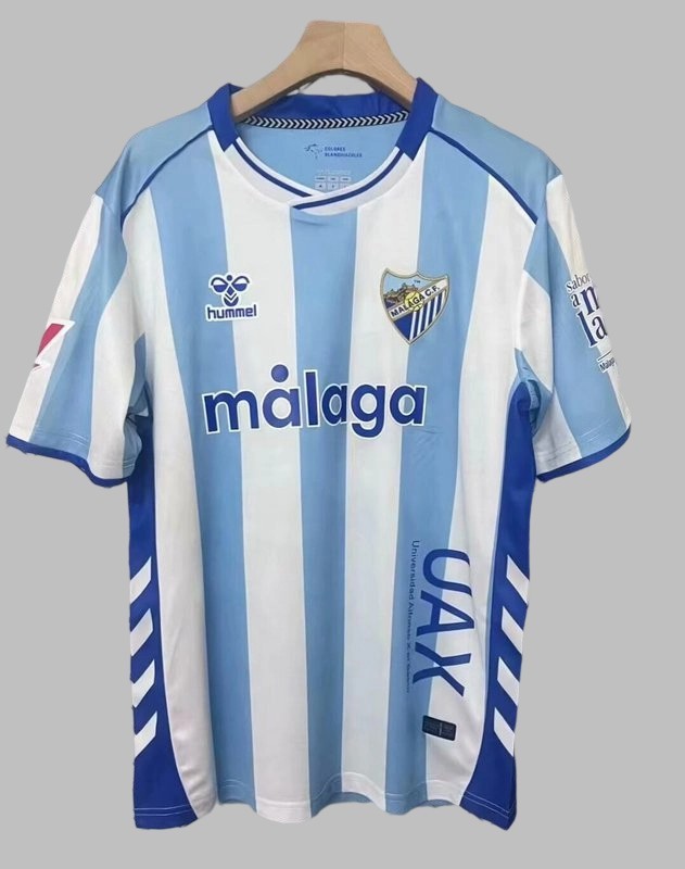 25-26 Malaga Home Cheap Soccer Jerseys Yupoo