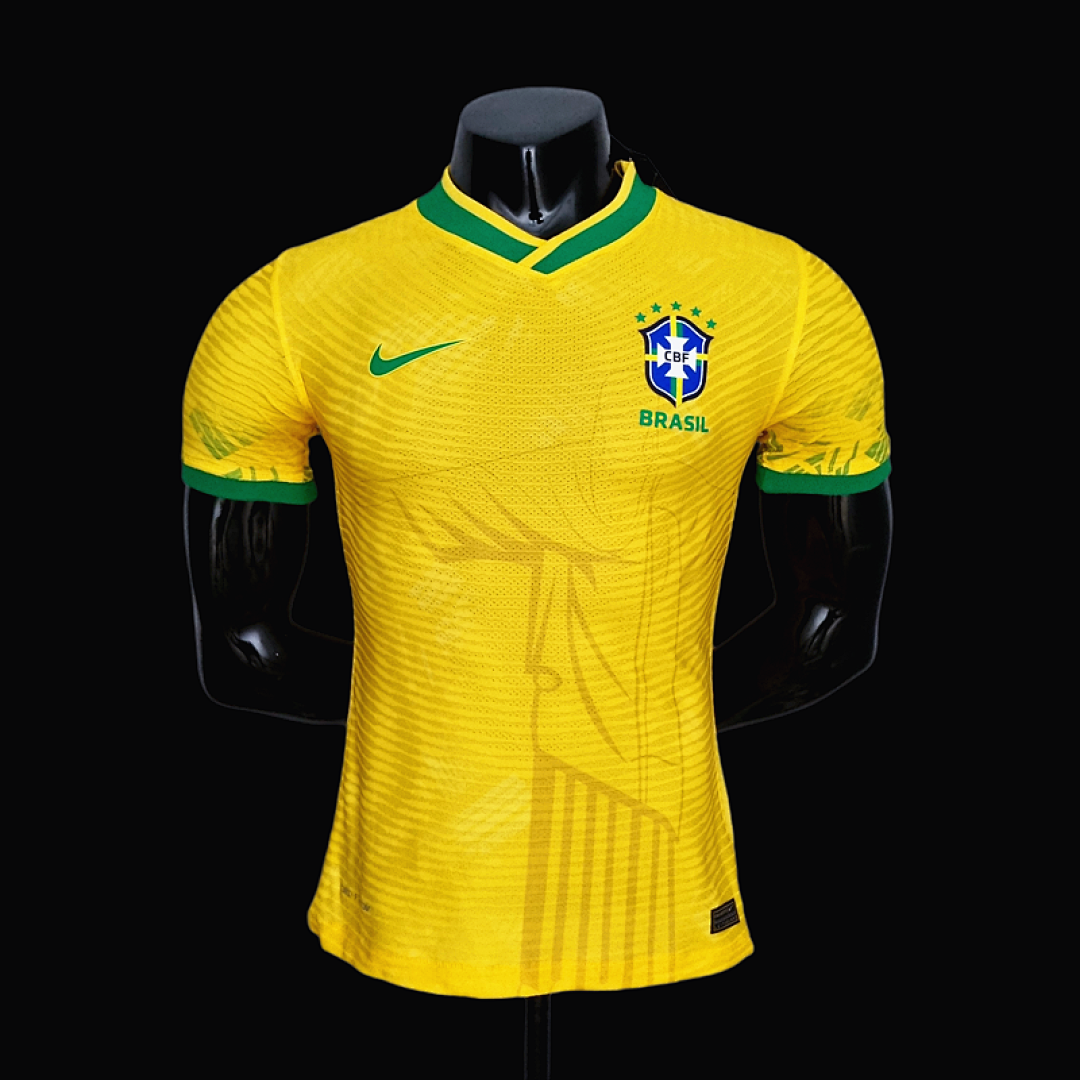 2022 Brazil Player Version Classic Yellow S-XXL