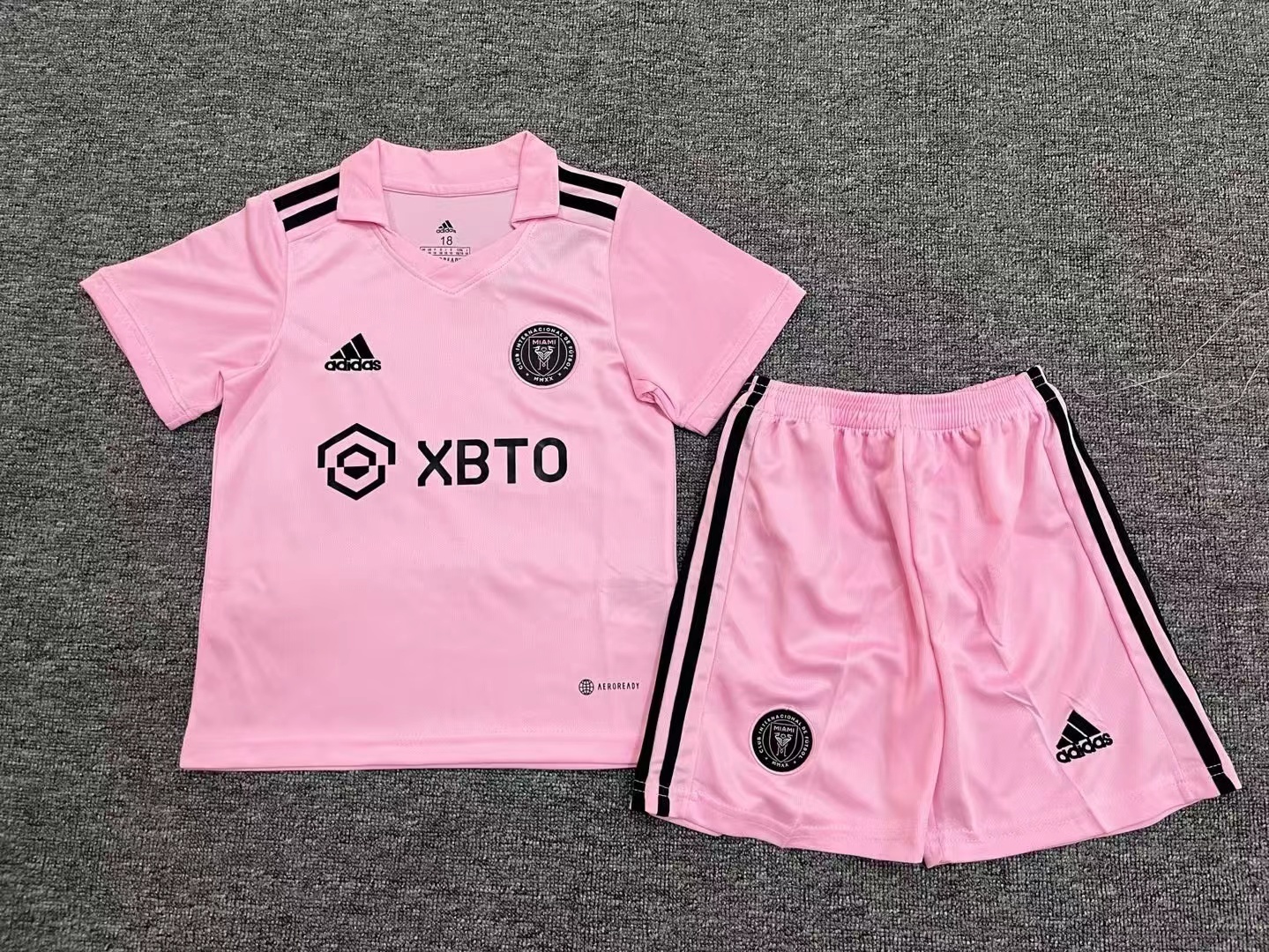 23-24 Inter Miami Home Kids Soccer Jerseys Yupoo