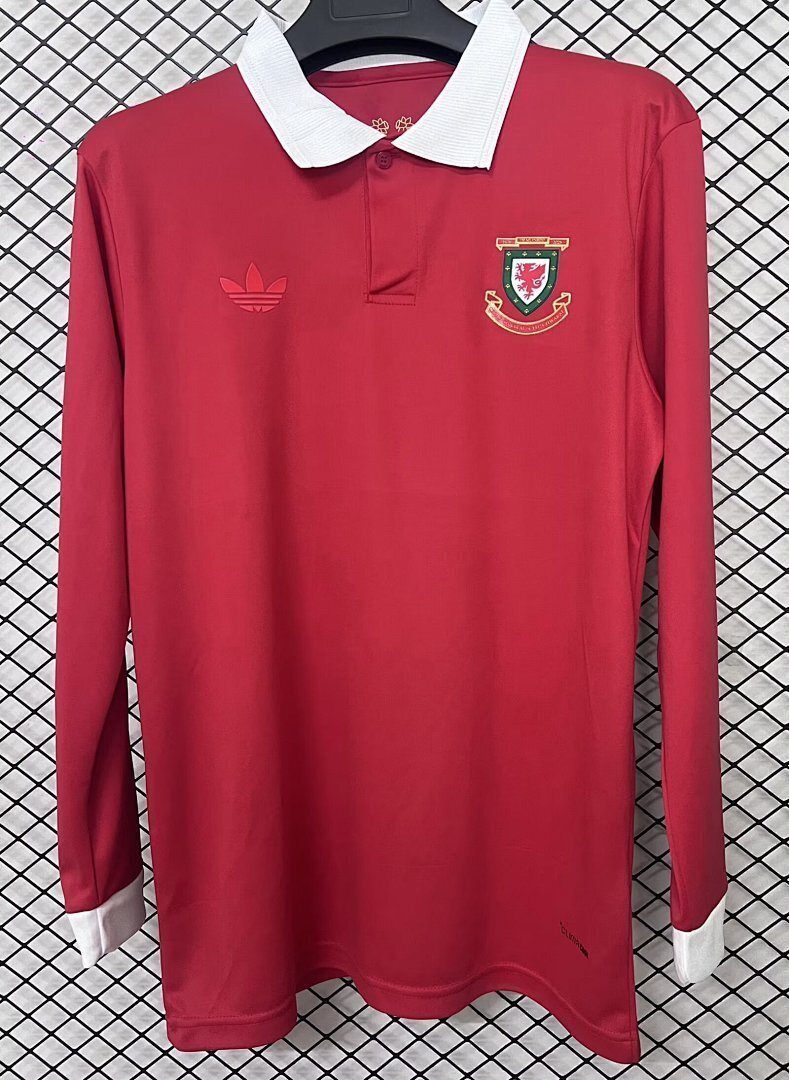26-27 Welsh Long Sleeve Cheap Soccer Jerseys Yupoo2