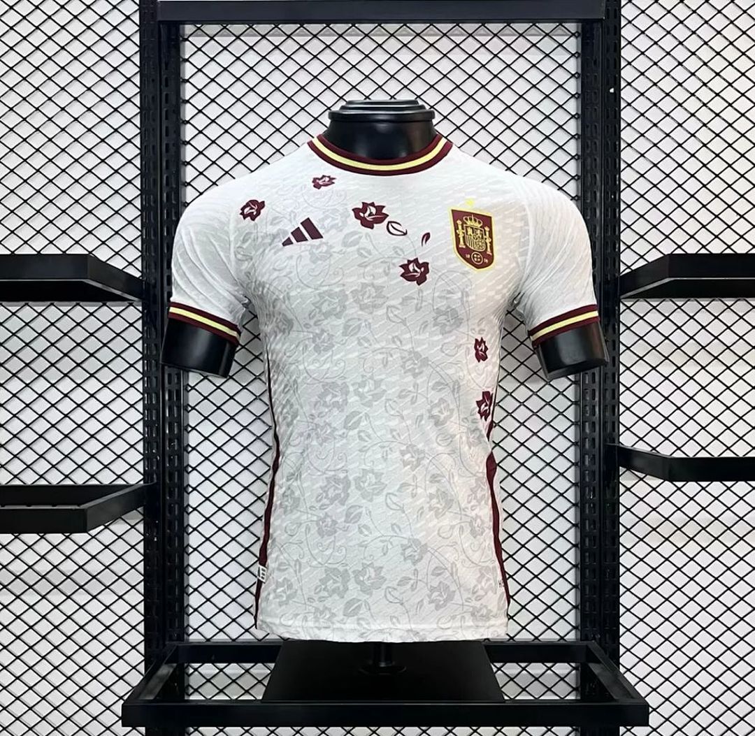 Spain 202425 Special Edition White Jersey Player Version S-XXL