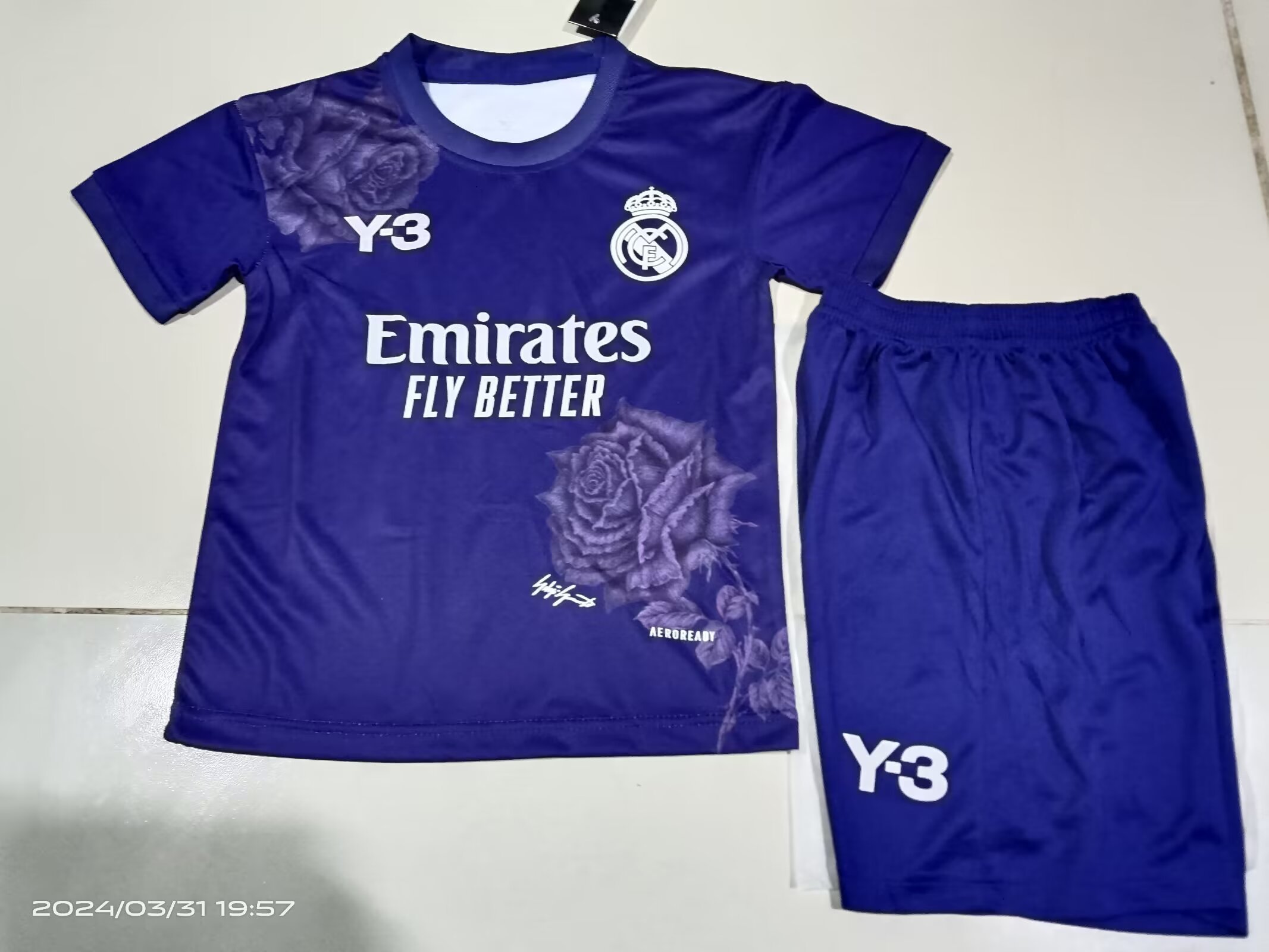24-25 Real Madrid Special Y3 Kids Soccer Jerseys Yupoo