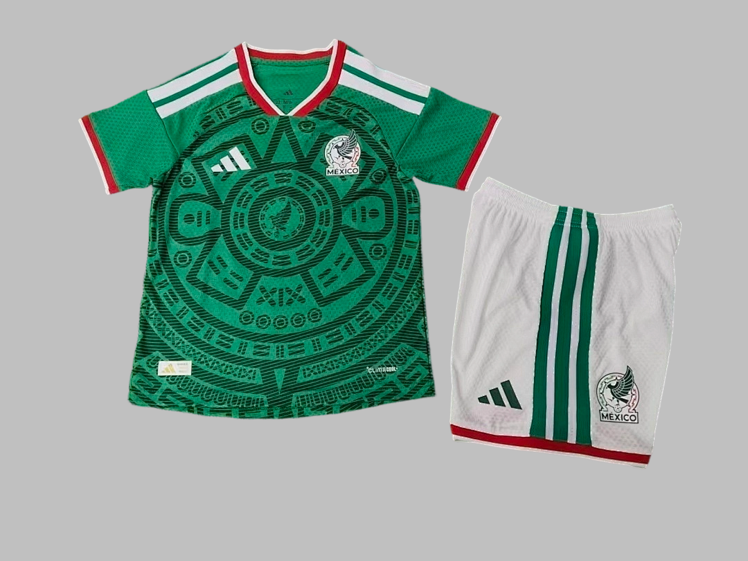 2026 Mexico Home Kids Cheap Soccer Jerseys Yupoo
