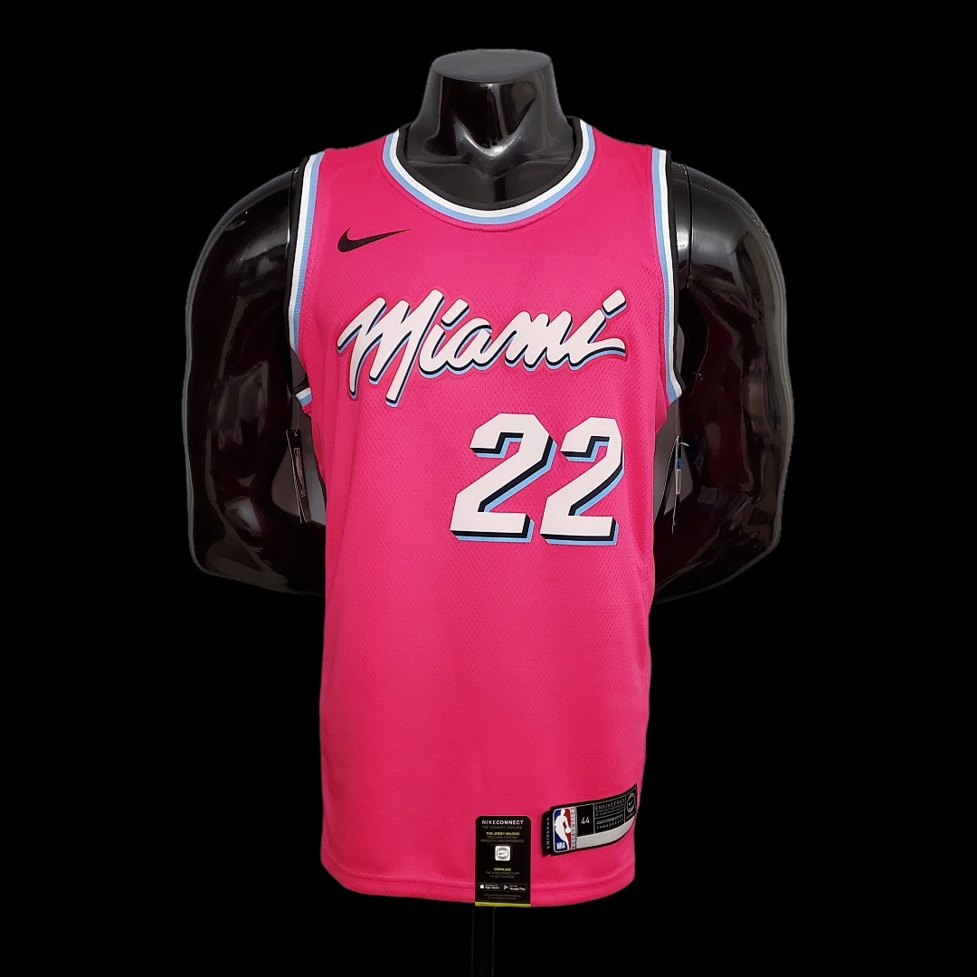 BUTLER #22 Miami Heat black NBA jersey Size:XS-XXL Nike connect recognition