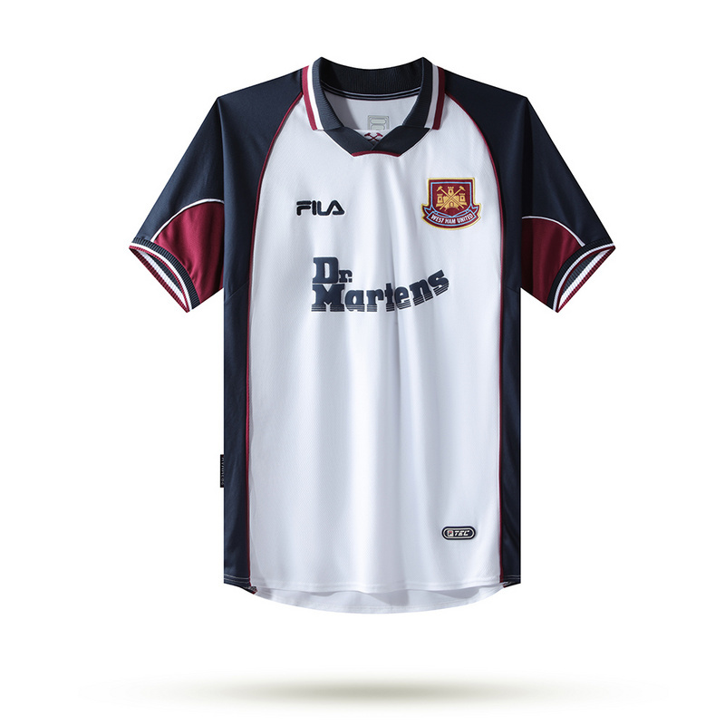 1999-2001 West Ham United Away Retro Soccer Jerseys Yupoo
