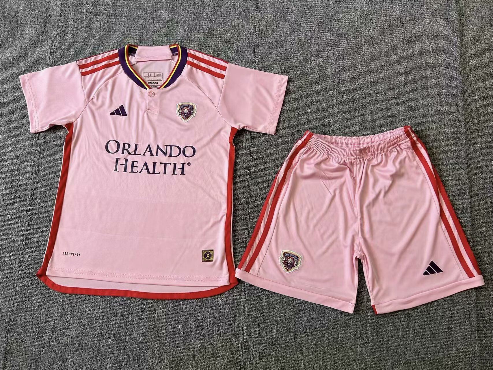 24-25 Orlando City Away Kids Soccer Jerseys Yupoo
