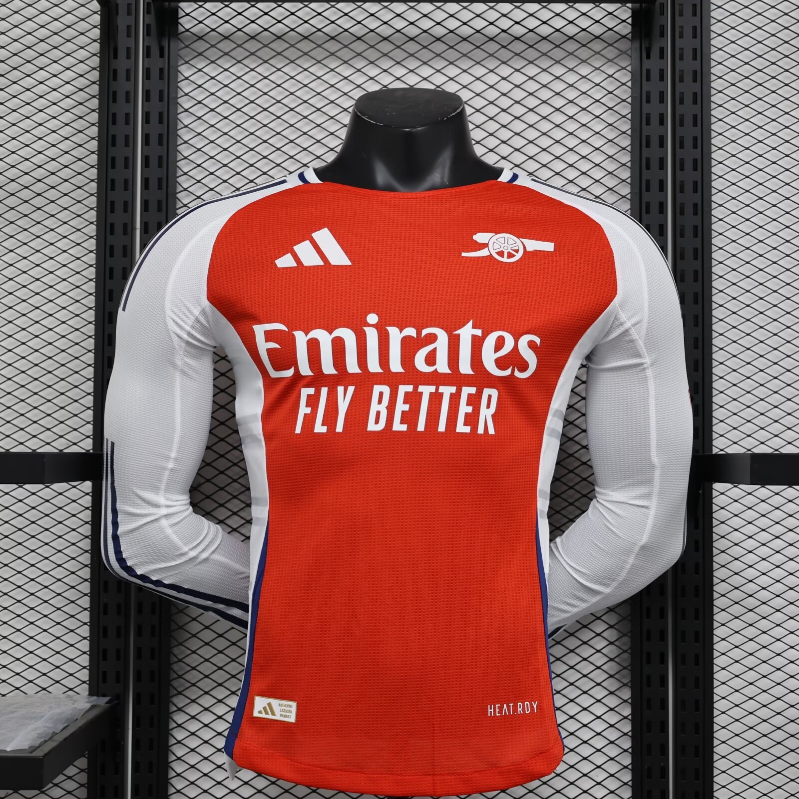 24-25 Arsenal Home Player Version Long Sleeve Soccer Jerseys Yupoo