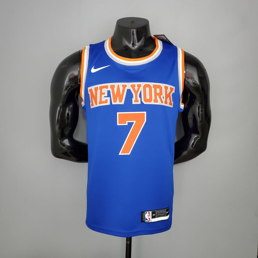 2021 ANTHONY#7 Knicks Blue NBA Jersey S-XXL