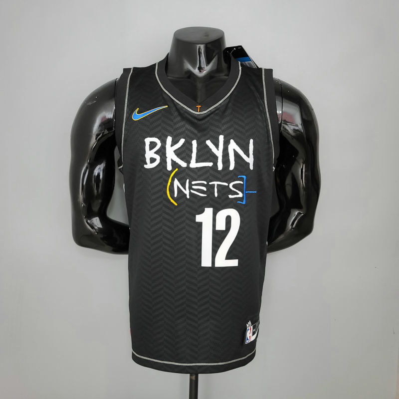 New Brooklyn Nets HARRIS#12 City Edition Black S-XXL