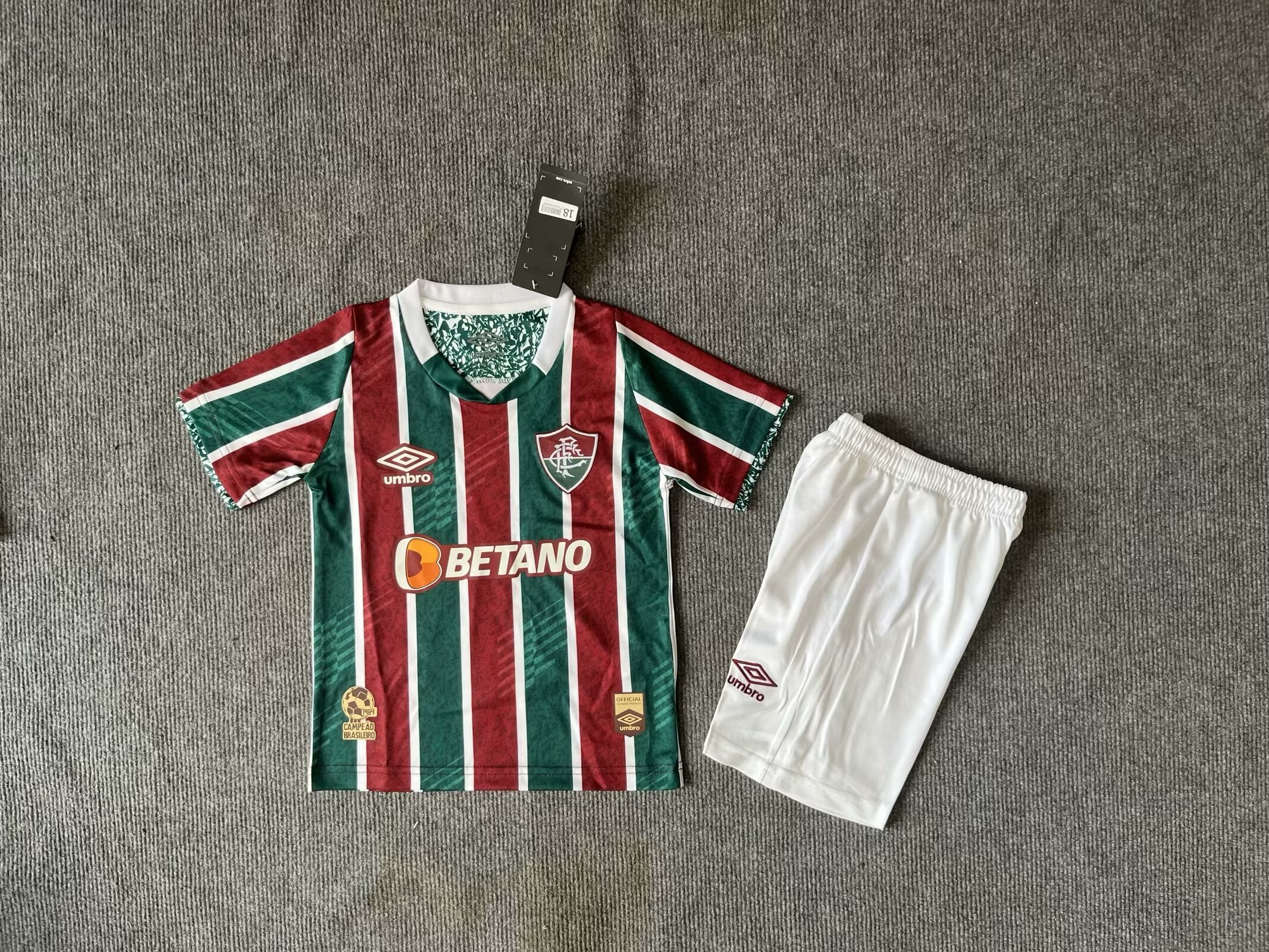 24-25 Fluminense Home Kids Soccer Jerseys Yupoo