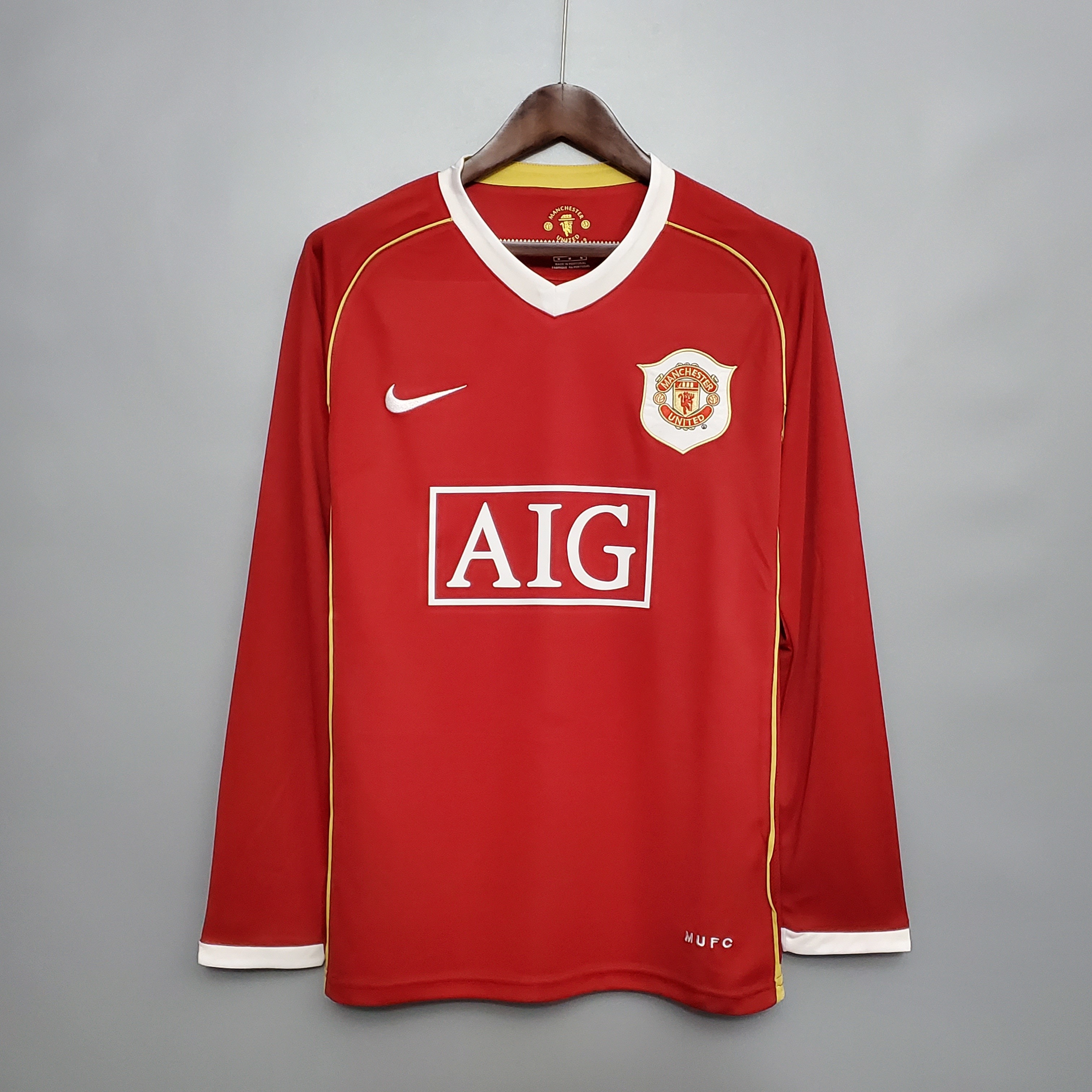 06-07 M-anchester U-nited Home Retro Soccer Jerseys  Yupoo