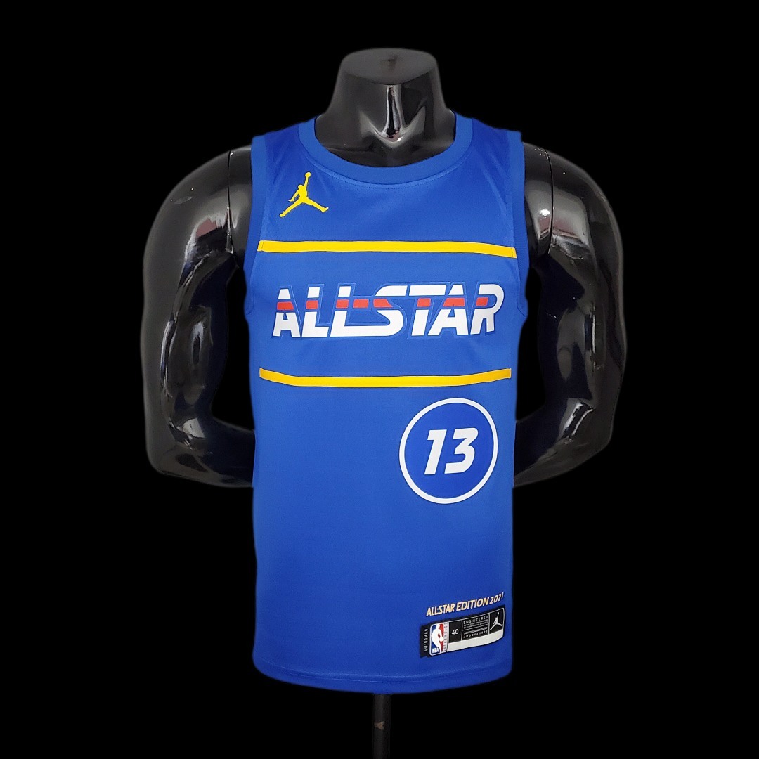 2021 HARDEN#13 All-Star Blue NBA Jersey S-XXL