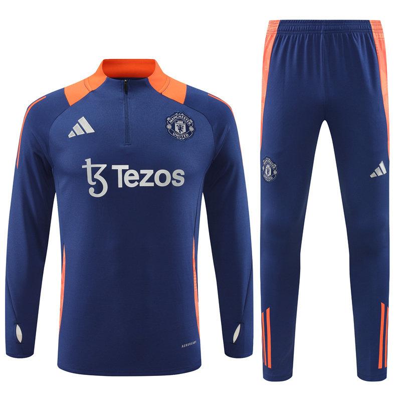 24-25 M-anchester U-nited Long Sleeve Training Suit Yupoo