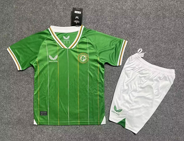 2023 Ireland Home Kids Soccer Jerseys Yupoo