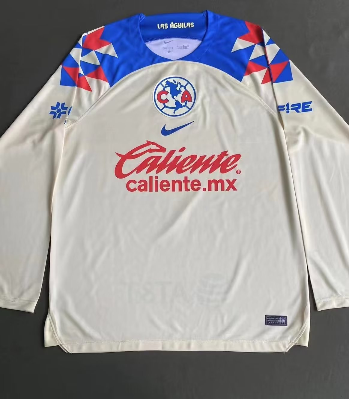 23-24 Club América Home Long Sleeve Soccer Jerseys Yupoo