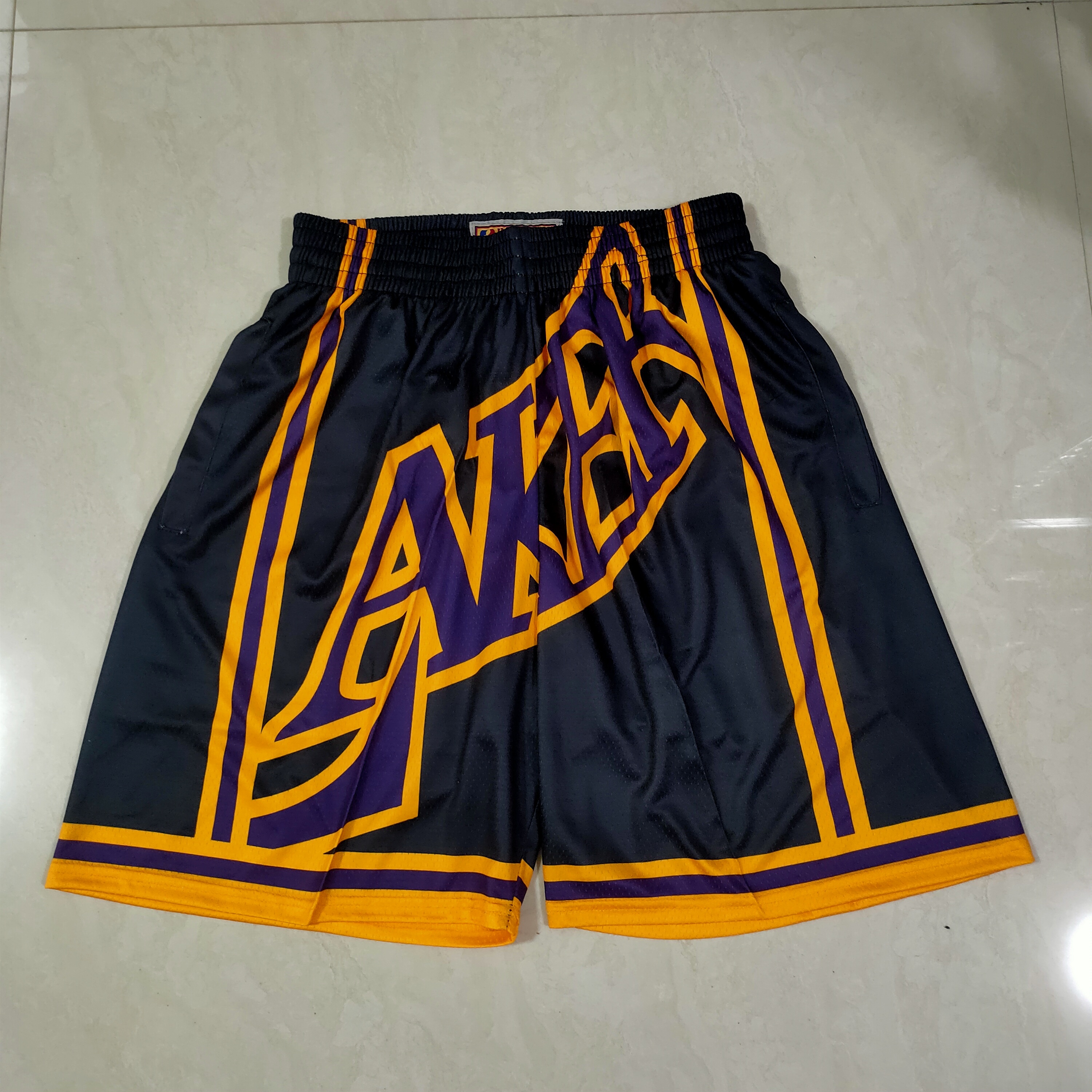 Lakers Pocket Shorts Embroidery