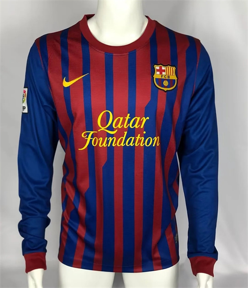 2011-12 Messi GRIEZMANN Home Retro Long Sleeve Soccer Jerseys Yupoo