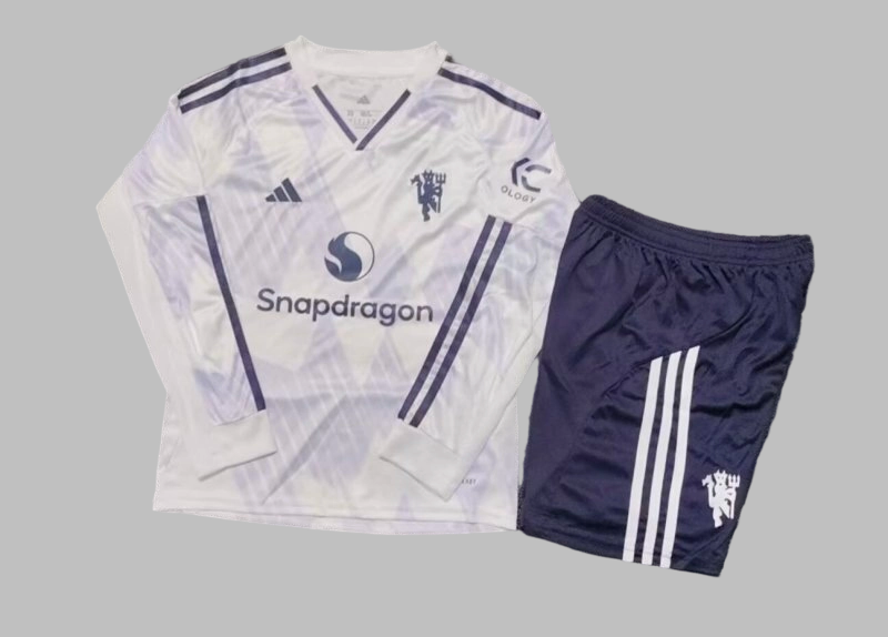 25-26 Man United Away Kids Cheap Soccer Jerseys Yupoo