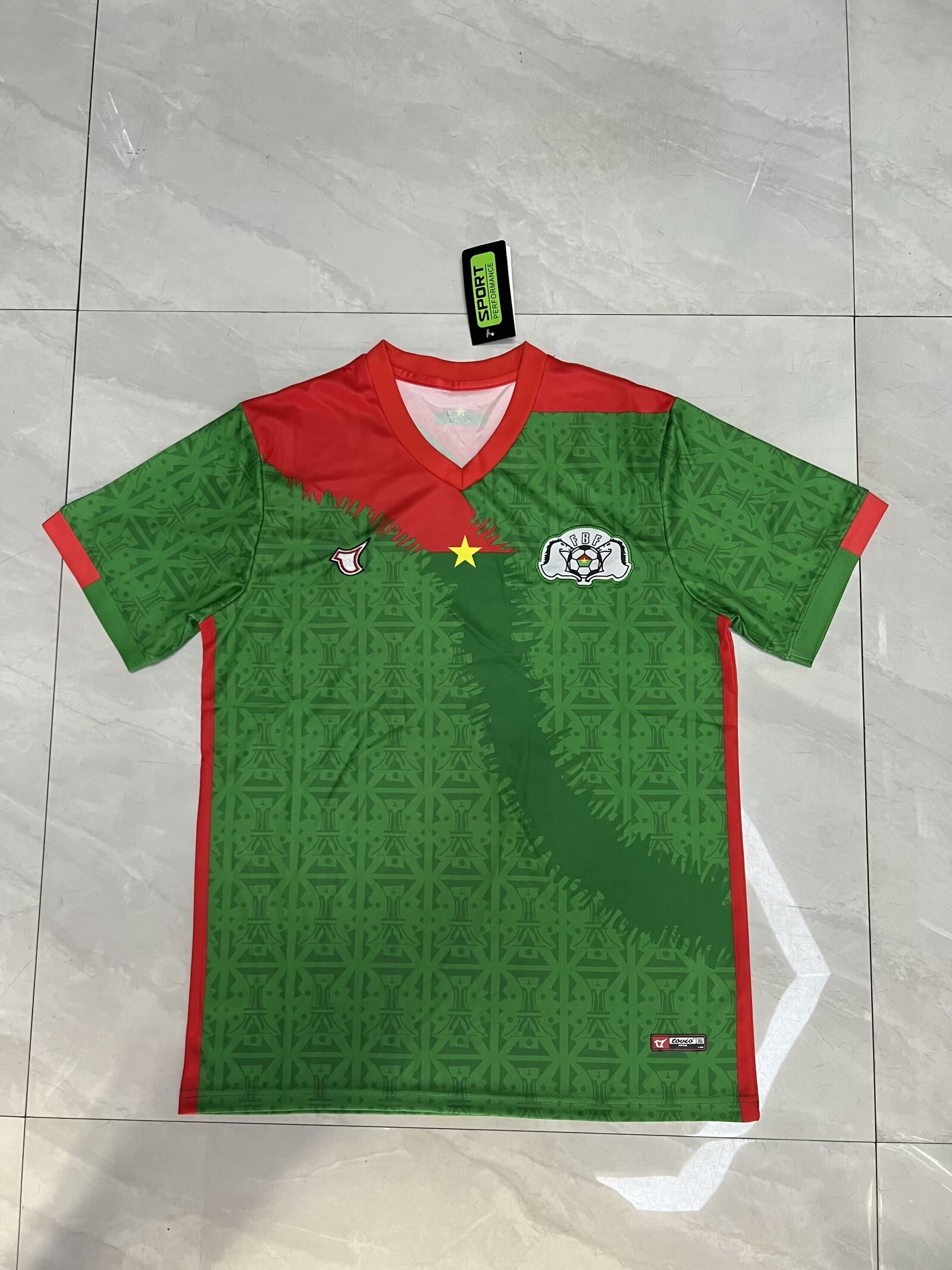 2023 Burkina Home Soccer Jerseys Yupoo