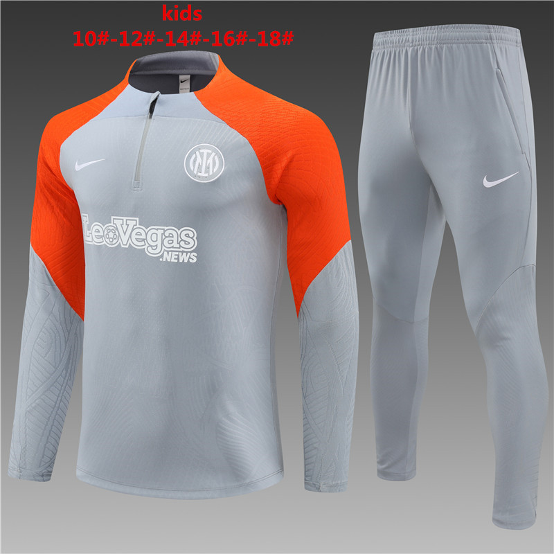 23-24 Inter Milan Player Kids Long Sleeve Training Suit Yupoo