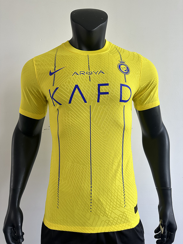 23-24 Al-Nassr Home Player Version Soccer Jerseys Yupoo