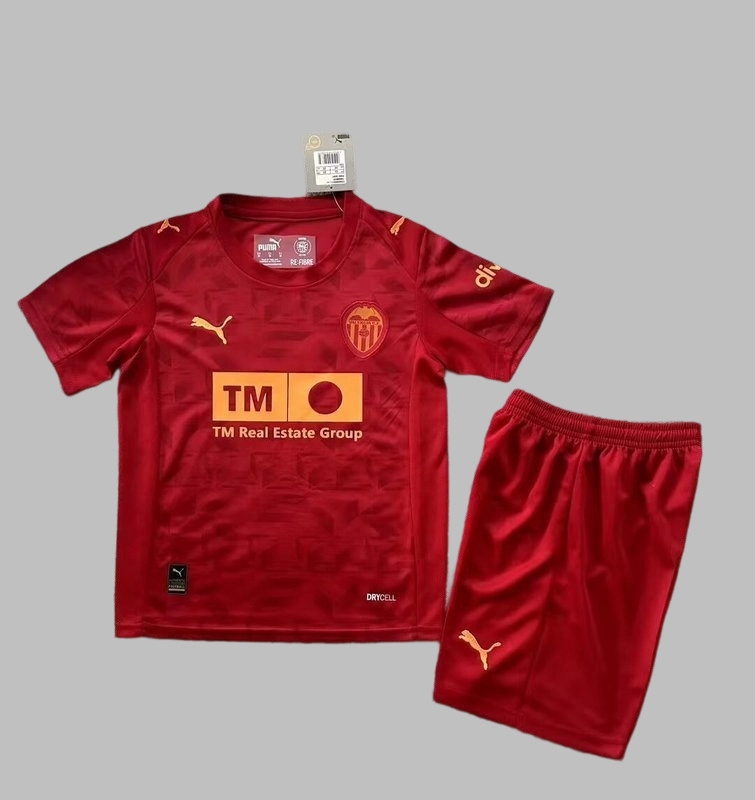 25-26 Valencia Away Kids Cheap Soccer Jerseys Yupoo