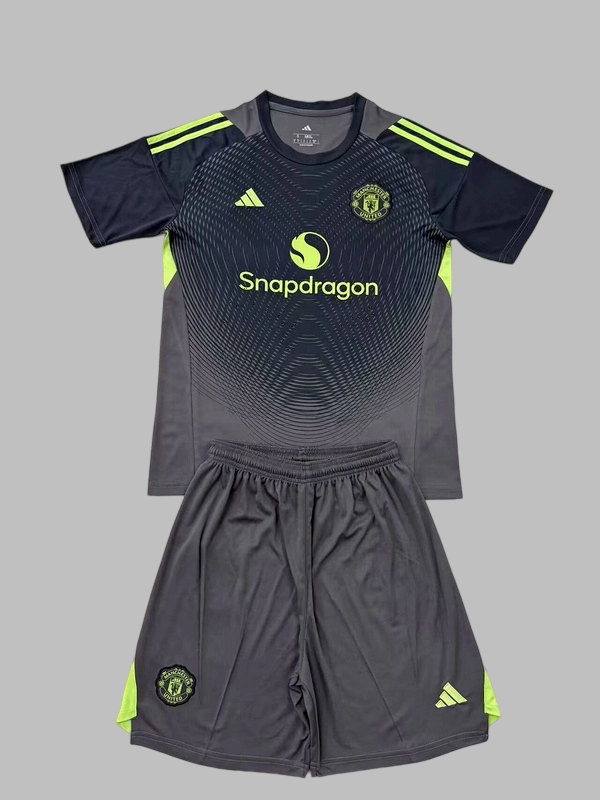 25-26 Man United Goalkeeper Kids Cheap Soccer Jerseys Yupoo