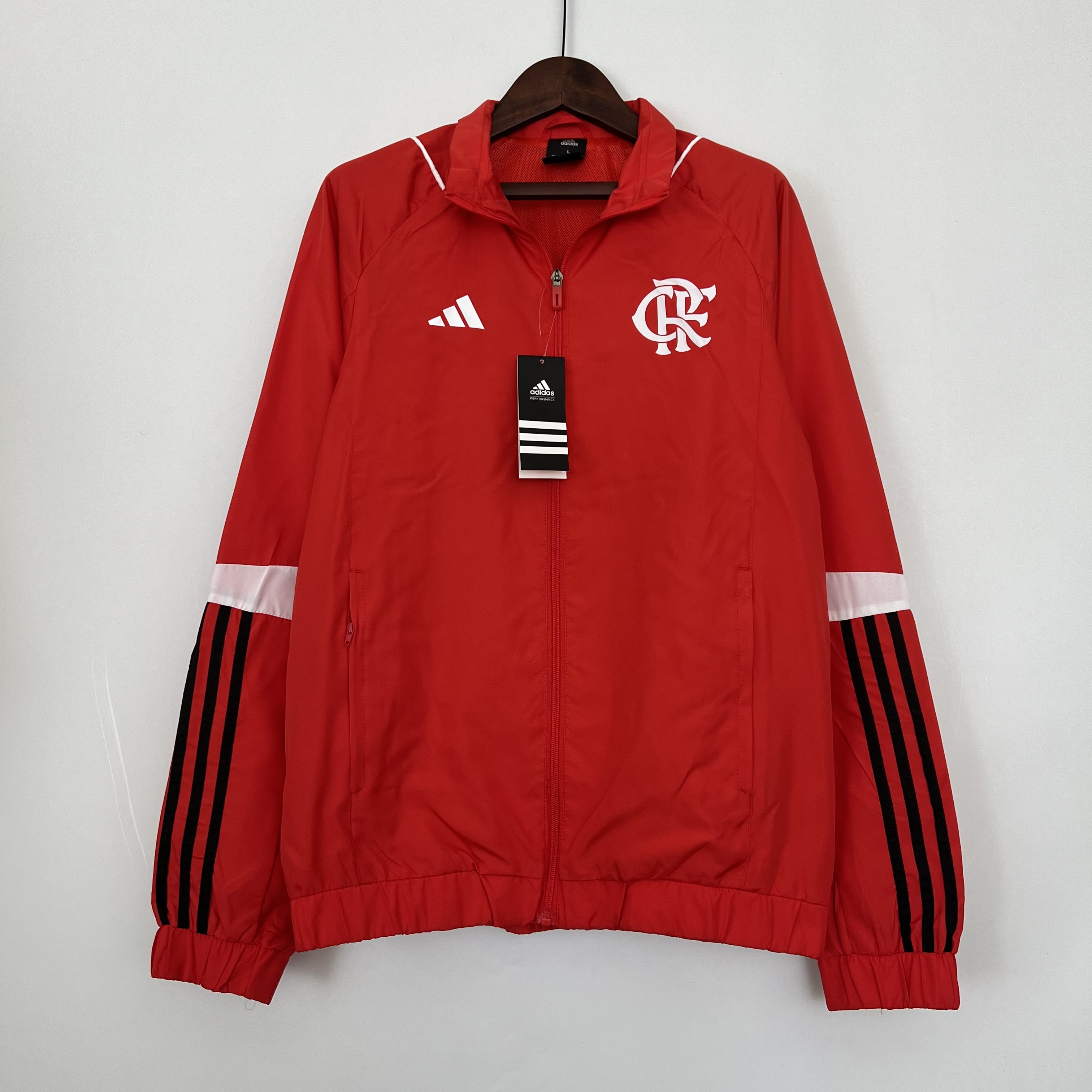 2023 Flamengo Red Windbreaker Jackets Yupoo