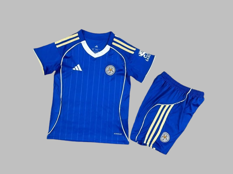 25-26 Leicester City Home Kids Cheap Soccer Jerseys Yupoo