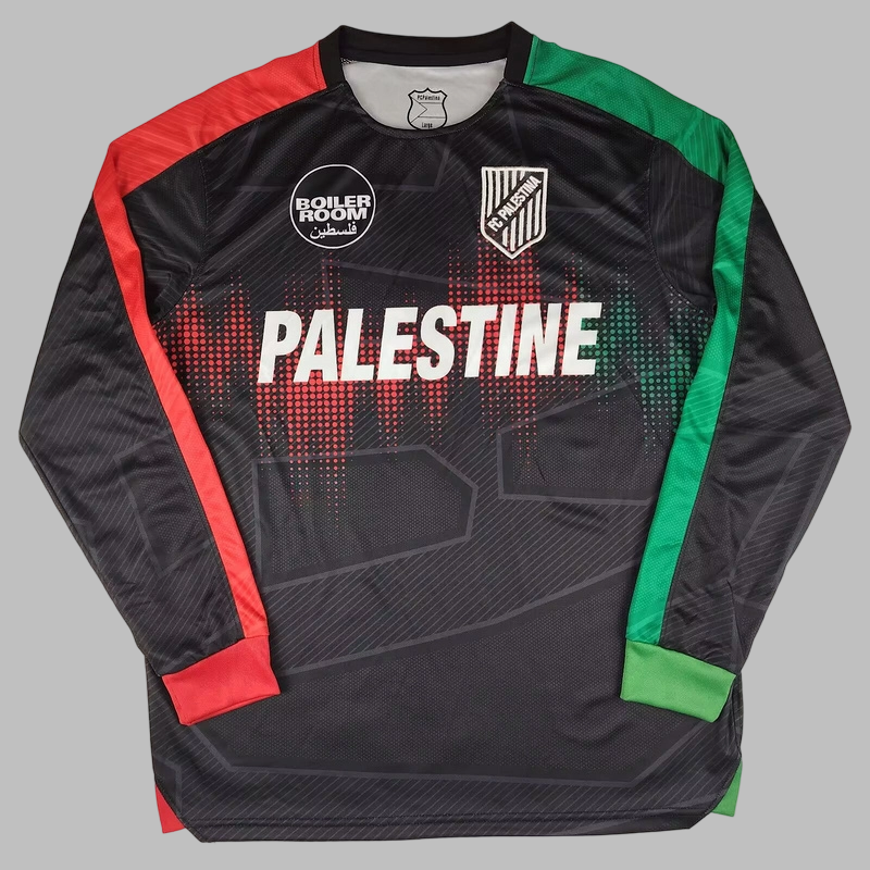 25-26 Palestine Long Sleeve Cheap Soccer Jerseys Yupoo