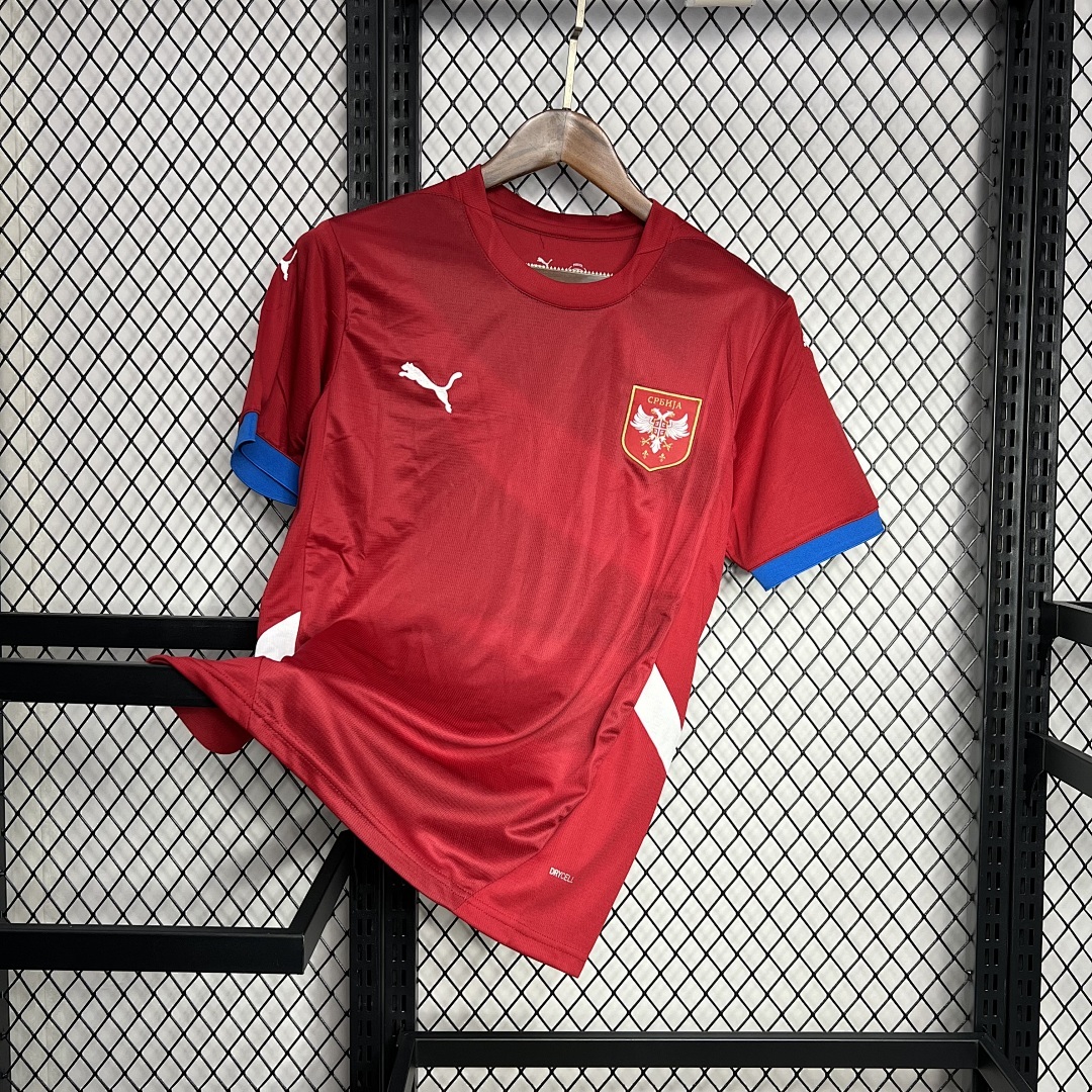Serbia 2024/25 Euro Home Jersey