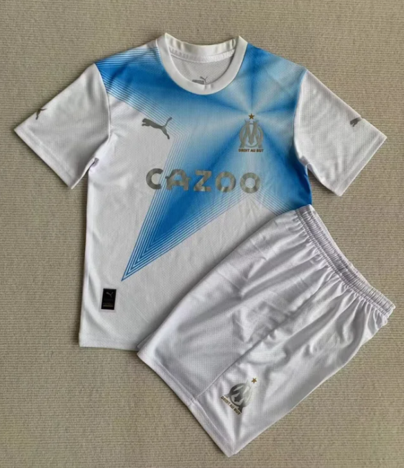 23-24 Marseilles Kids Soccer Jerseys Yupoo