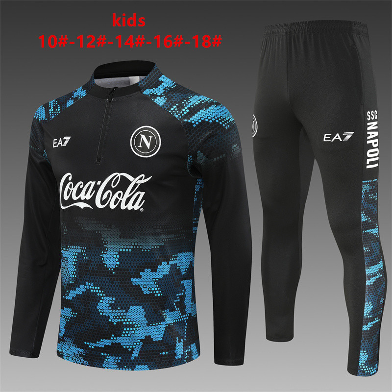 24-25 Napoli Kids Long Sleeve Training Suit Yupoo