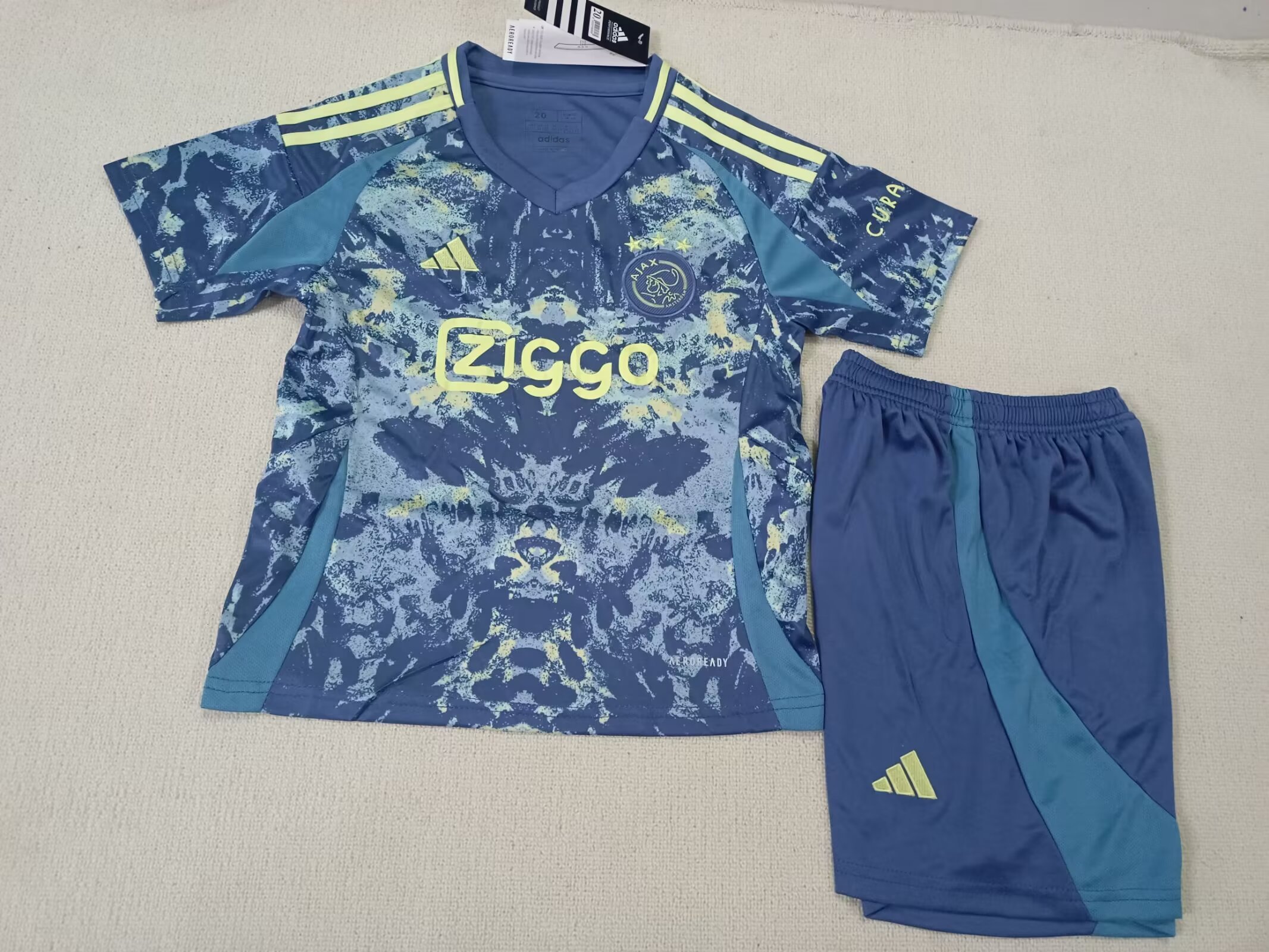 24-25 Ajax Away Kids Soccer Jerseys Yupoo