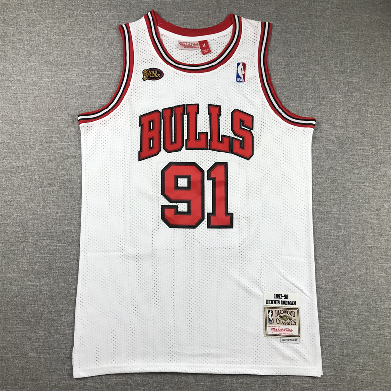1997/98 Bulls #91 Retro Embroidery