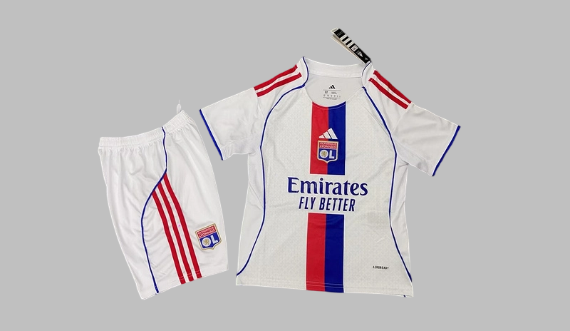 25-26 Lyon Home Kids Cheap Soccer Jerseys Yupoo2