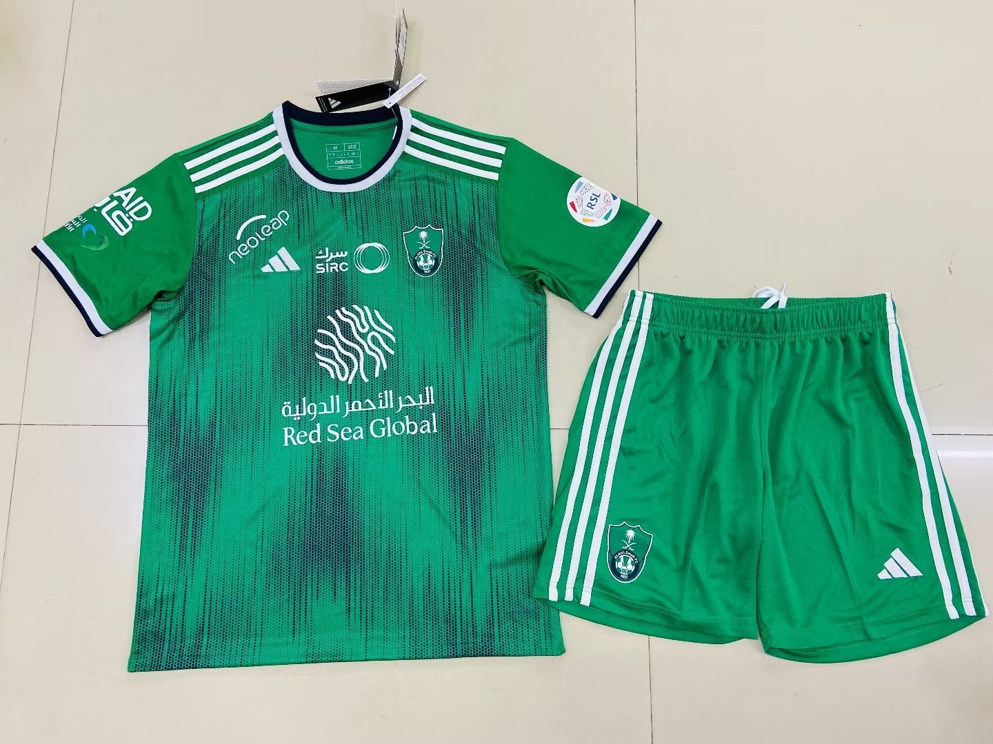 23-24 Al Ahli Saudi Home Adult And Kids Soccer Jerseys Yupoo