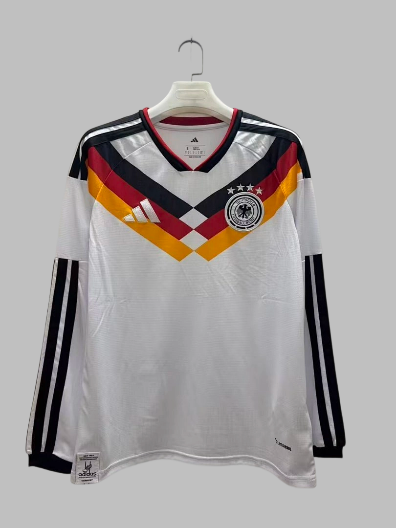 26-27 Germany Home Long Sleeve Cheap Soccer Jerseys Yupoo