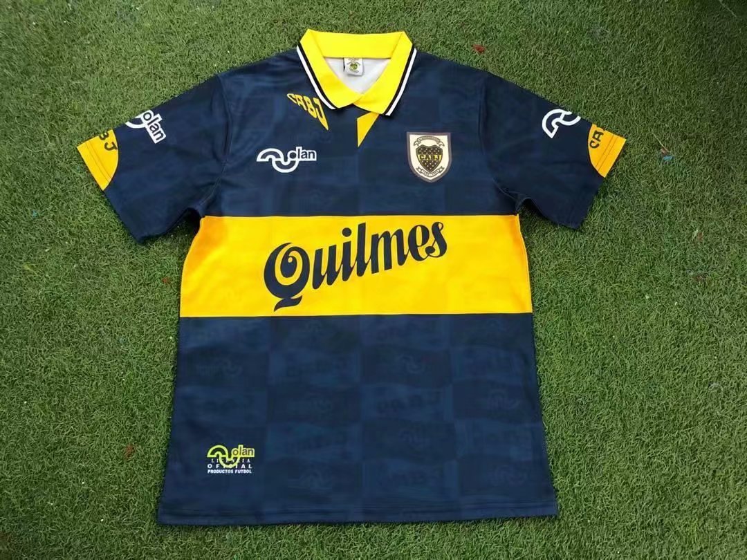95-96 Boca Home Retro Soccer Jerseys Yupoo