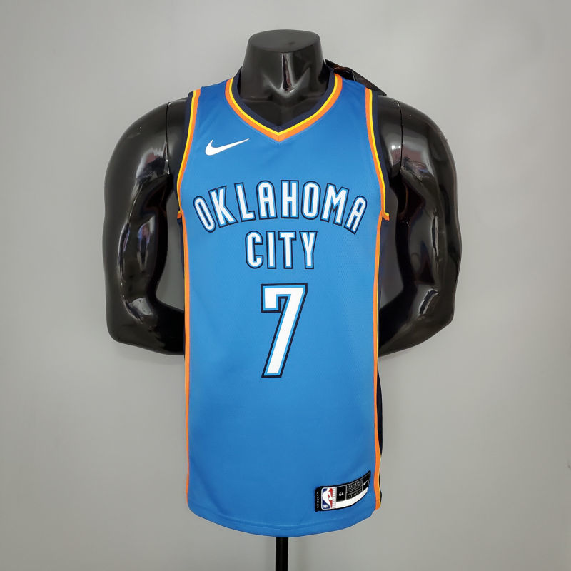 ANTHONY#7 Thunder blue NBA Jersey S-XXL