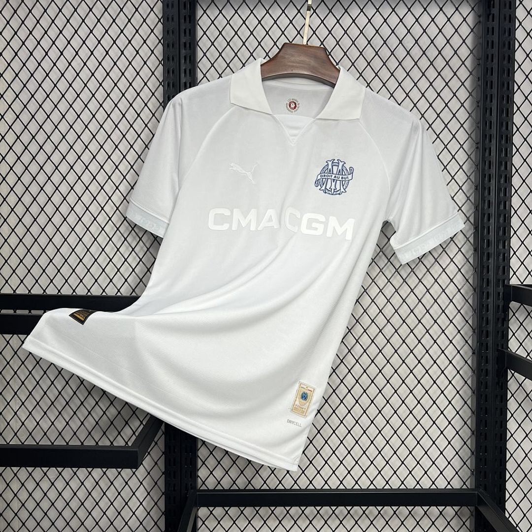 Olympique de Marseille 125th Anniversary white Jersey S-XXL