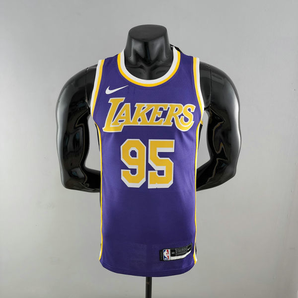 TOSCANO #95 Los Angeles Lakers Purple NBA Jersey S-XXL