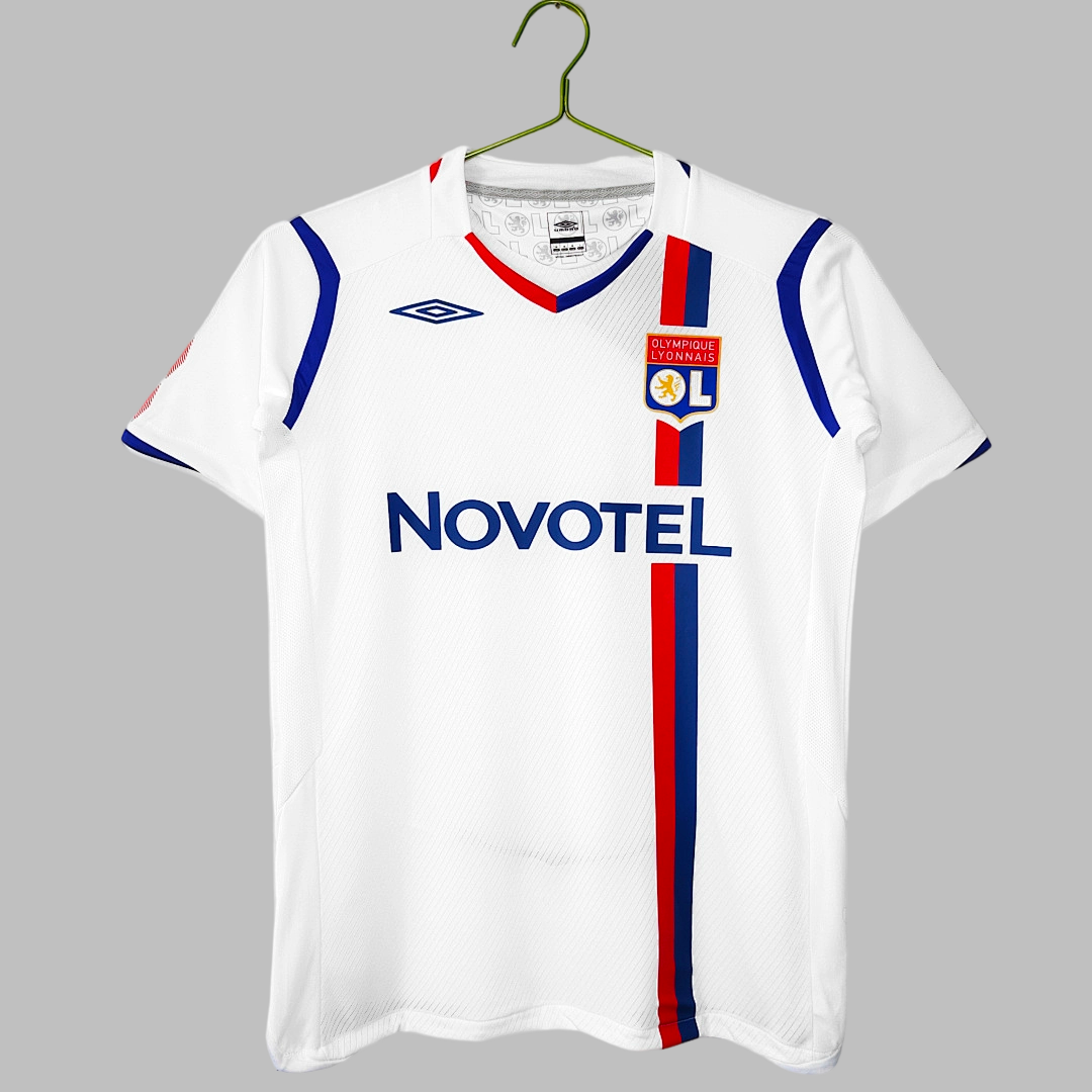 08-09 Lyon Home Retro Cheap Soccer Jerseys Yupoo