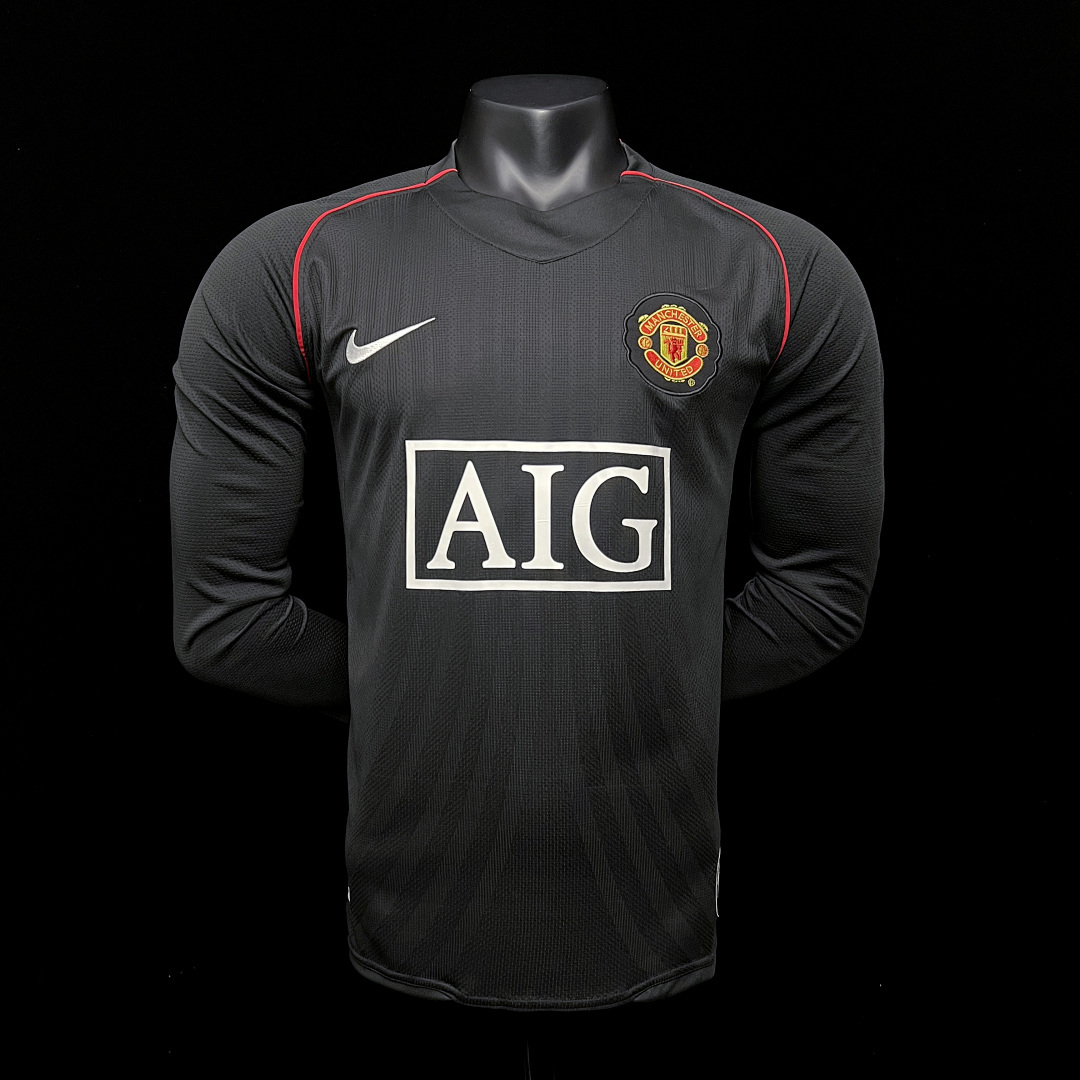 Retro 07/08 Manchester United Away long-sleeved S-XXL