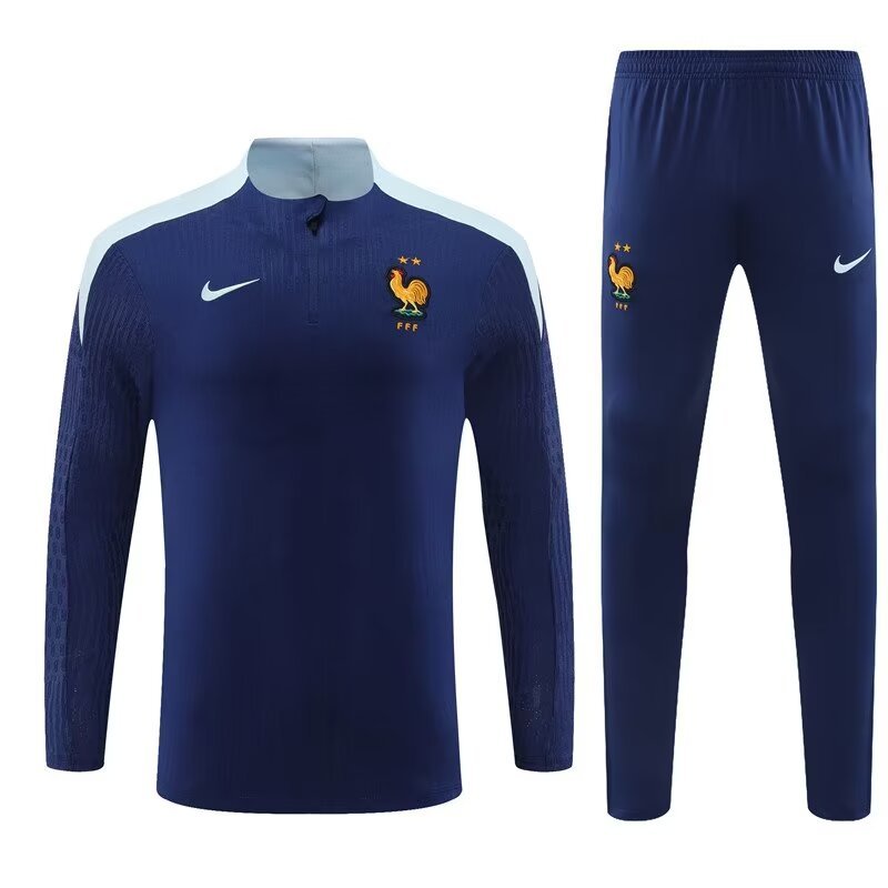 2024 France Player Long Sleeve Training Suit Yupoo