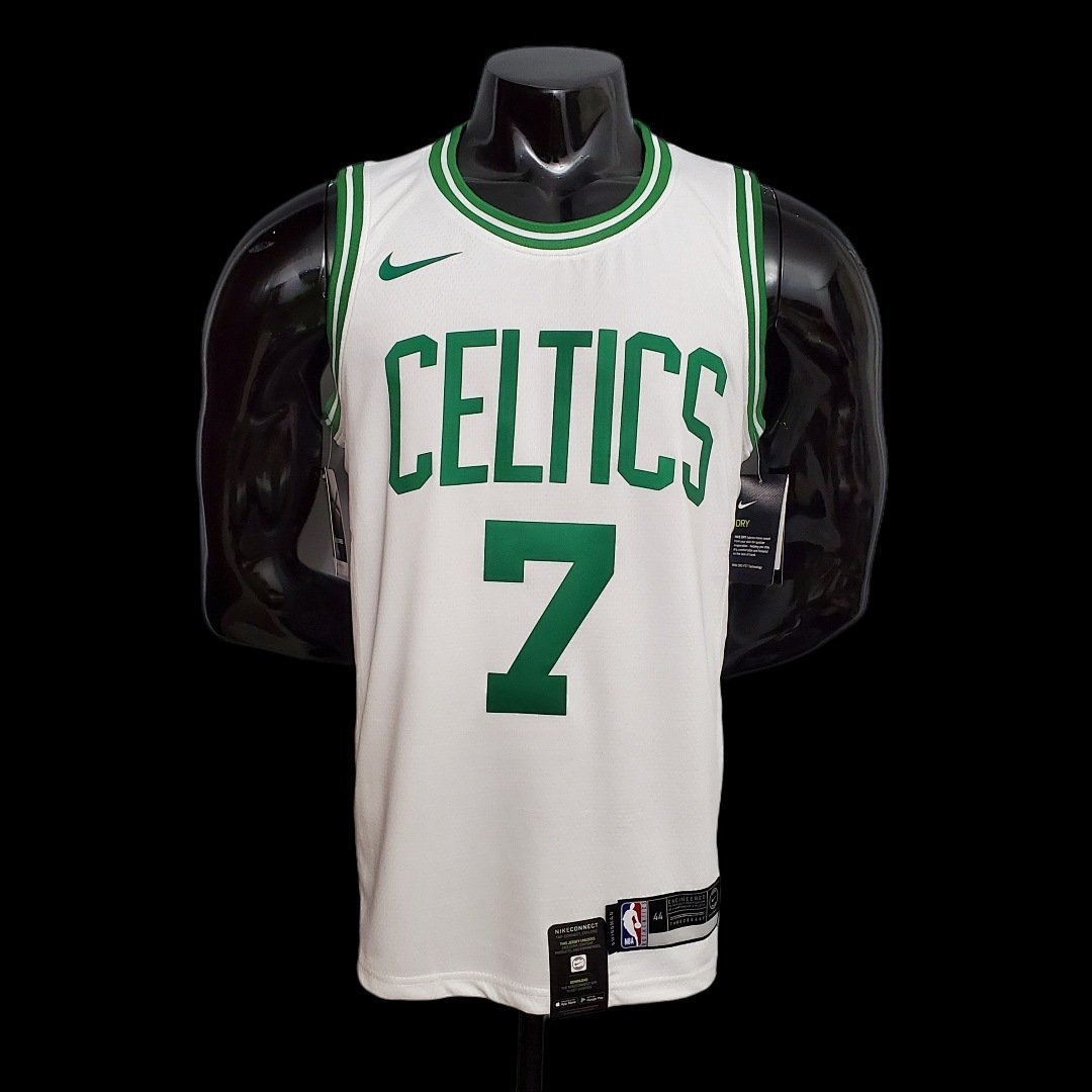 BROWN#7 Celtics White NBA jersey Size:S-XXL Nike connect recognition