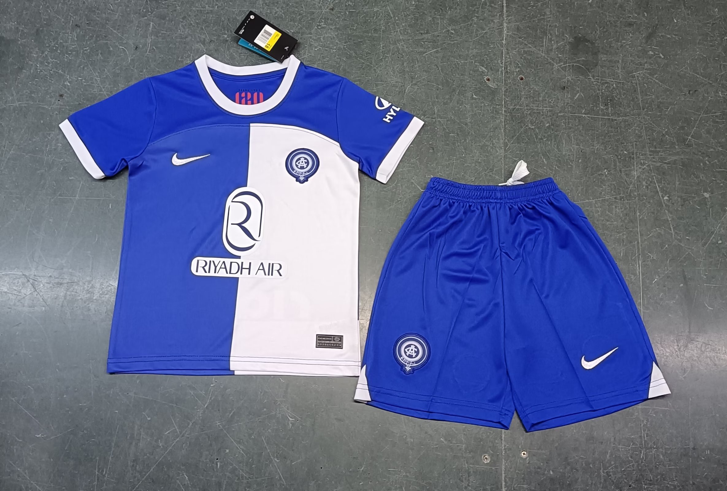 23-24 Atletico Madrid Away Kids Soccer Jerseys Yupoo
