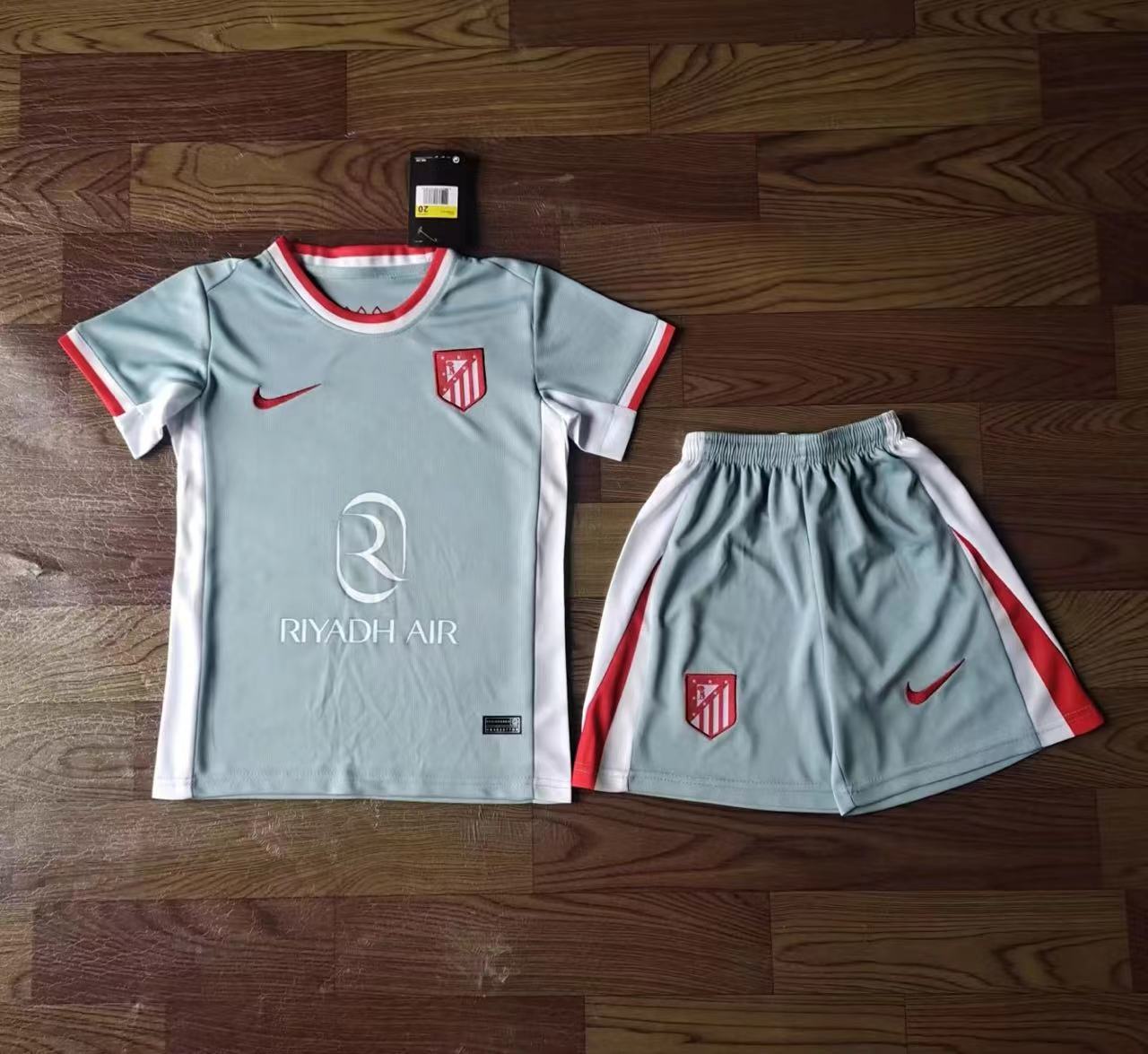 24-25 Atletico Madrid Away Kids Soccer Jerseys Yupoo