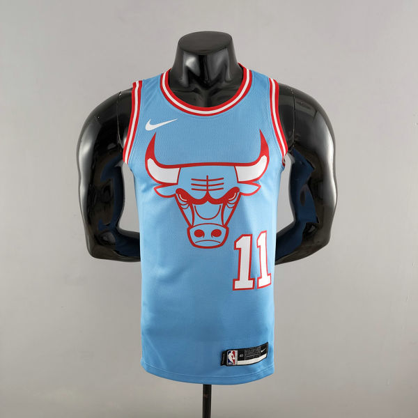 Chicago Bulls DeROZAN #11 Blue NBA Jersey S-XXL