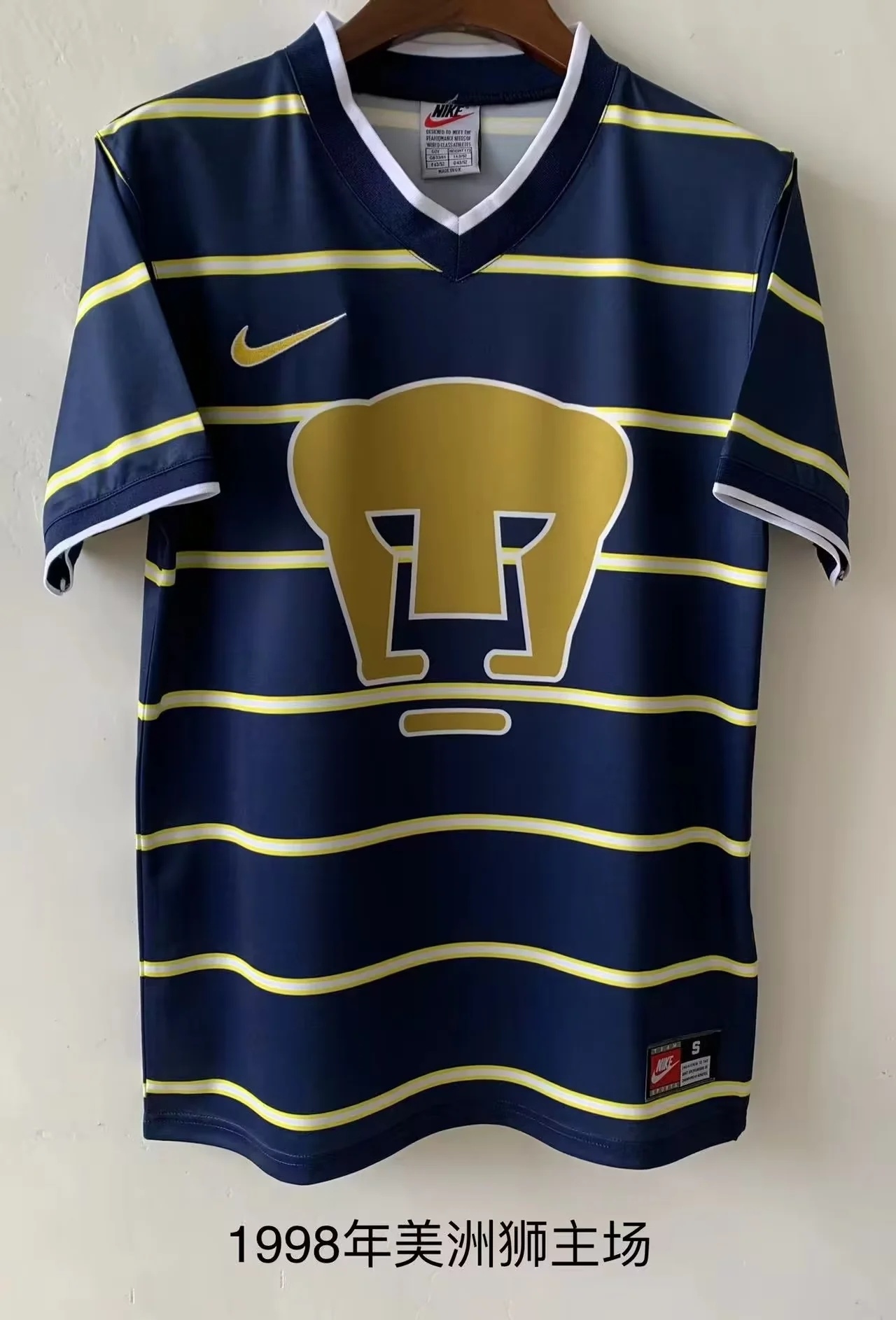1998 Pumas Home Retro Soccer Jerseys Yupoo